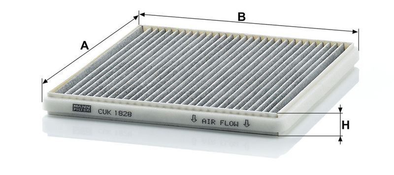 CUK1828 MANN-FILTER Filtro, Aria abitacolo 