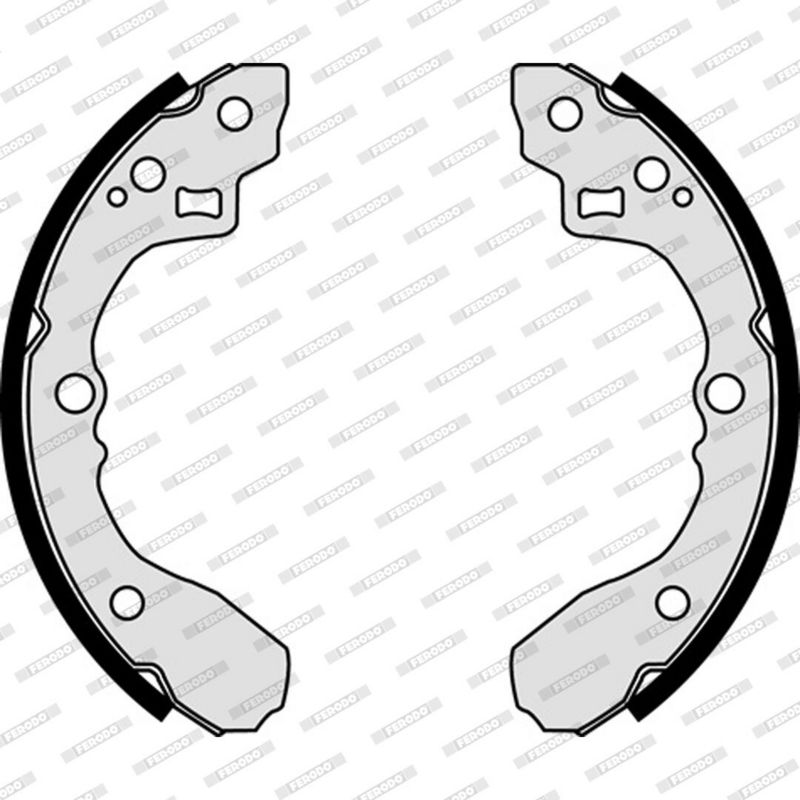 FSB612 FERODO Kit ganasce freno 