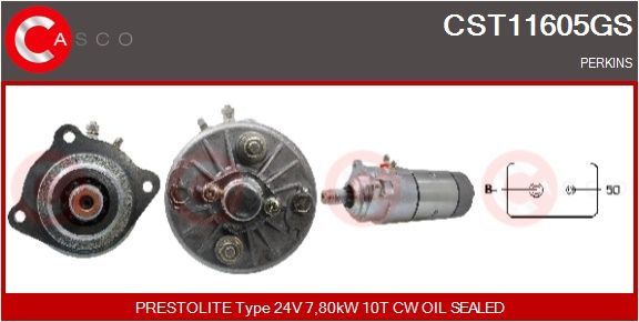 CST11605GS CASCO Motorino d'avviamento 