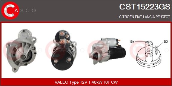 CST15223GS CASCO Motorino d'avviamento 