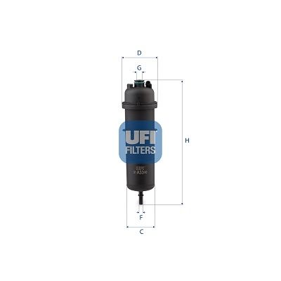 31.A33.00 UFI Filtro carburante 