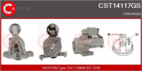 CST14117GS CASCO Motorino d'avviamento 