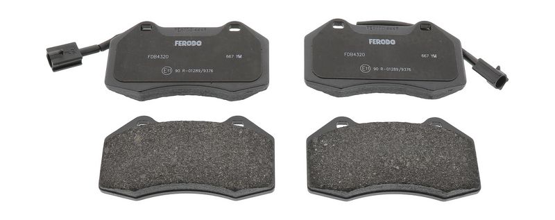FDB4320 FERODO Kit pastiglie freno, Freno a disco 