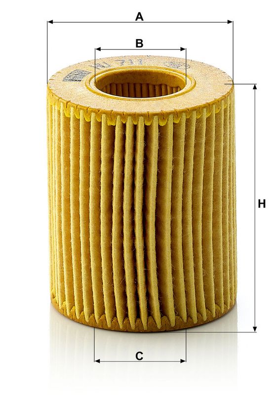 HU711X MANN-FILTER Filtro olio 