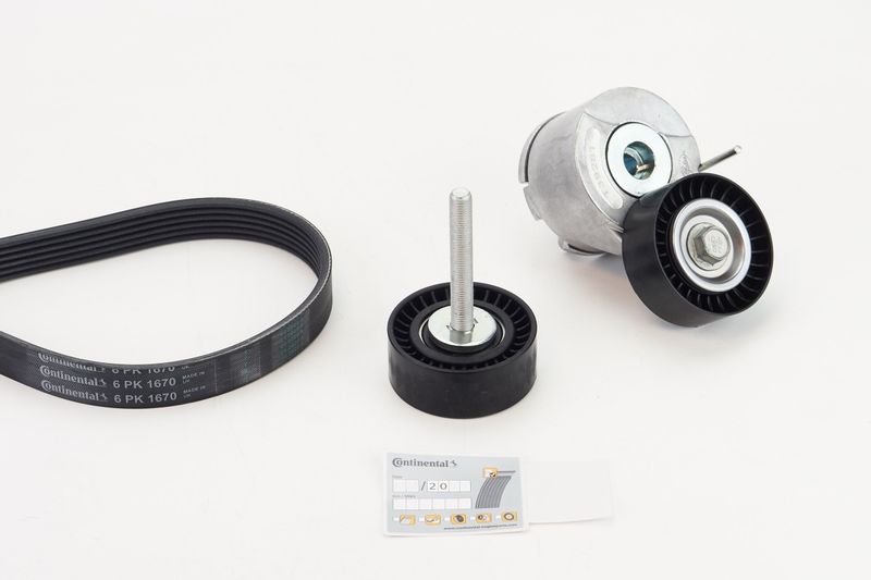 6PK1670K1 CONTINENTAL CTAM Kit Cinghie Poly-V 