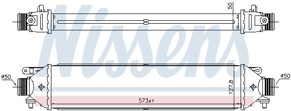 961464 NISSENS Intercooler 
