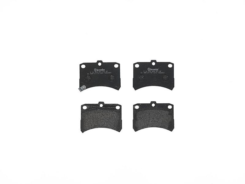 P16009 BREMBO Kit pastiglie freno, Freno a disco 