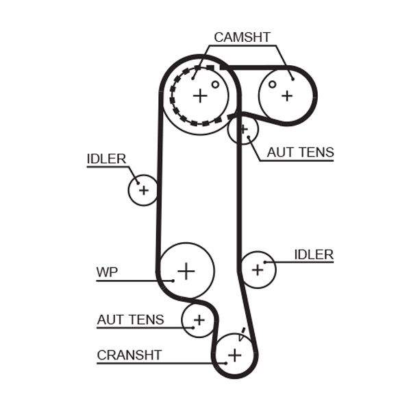 K025565XS GATES Kit cinghie dentate 
