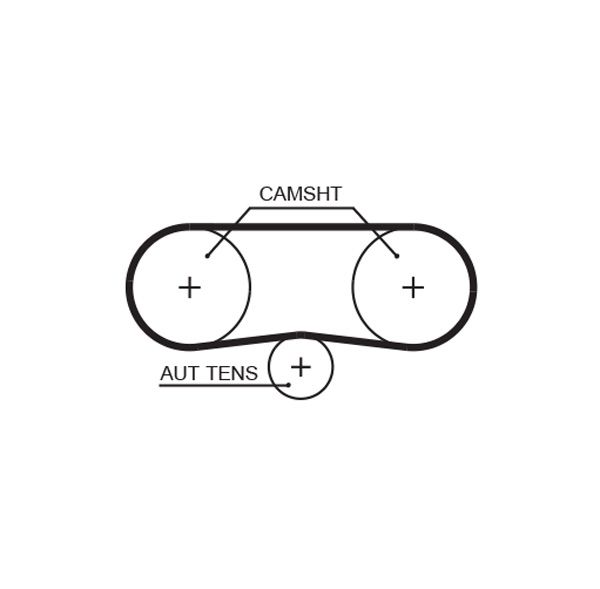 K025565XS GATES Kit cinghie dentate 