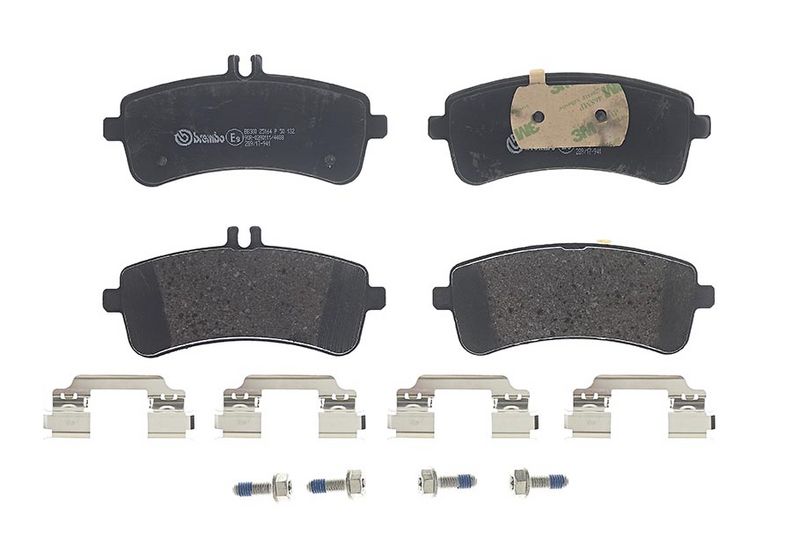 P50132 BREMBO Kit pastiglie freno, Freno a disco 
