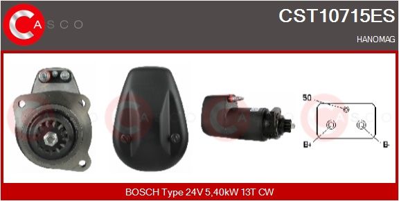 CST10715ES CASCO Motorino d'avviamento 