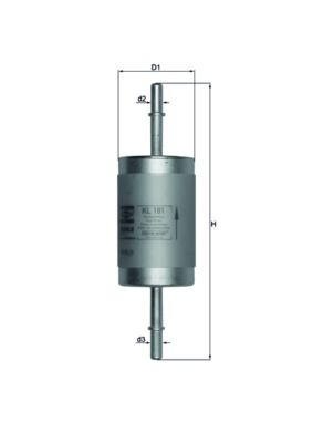 KL181 KNECHT Filtro carburante 