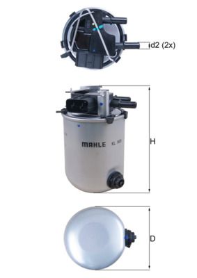KL909 KNECHT Filtro carburante 