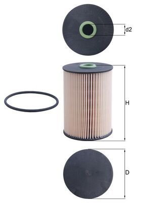 KX228D KNECHT Filtro carburante 