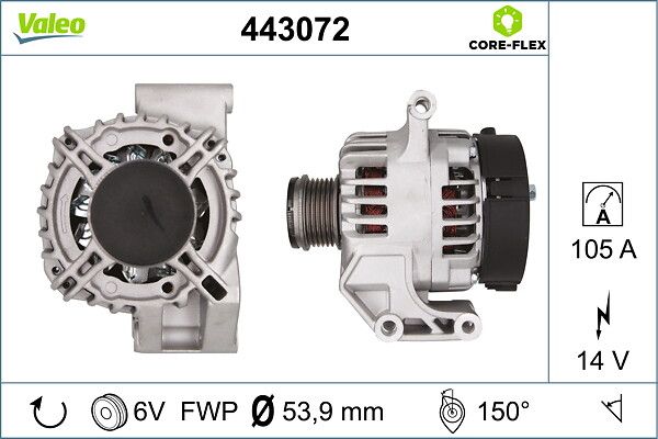 443072 VALEO Alternatore 