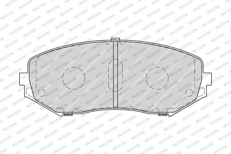 FDB4060 FERODO Kit pastiglie freno, Freno a disco 