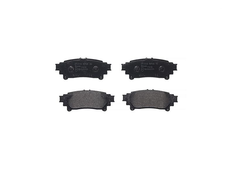 P83152 BREMBO Kit pastiglie freno, Freno a disco 