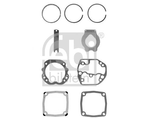 21057 FEBI BILSTEIN Kit guarnizioni, Valvola lamellare 
