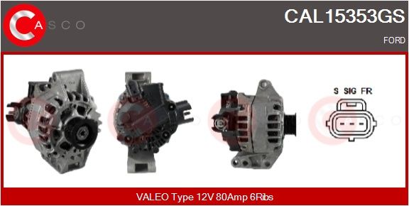 CAL15353GS CASCO Alternatore 