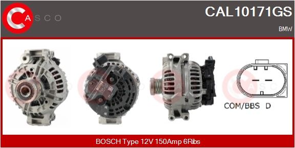CAL10171GS CASCO Alternatore 