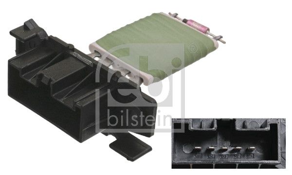 100043 FEBI BILSTEIN Resistenza, Ventilatore abitacolo 