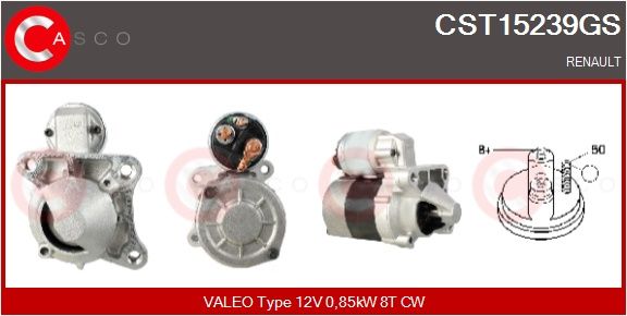 CST15239GS CASCO Motorino d'avviamento 
