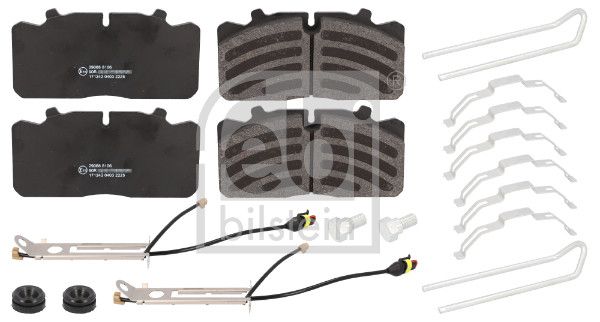 171242 FEBI BILSTEIN Kit pastiglie freno, Freno a disco 