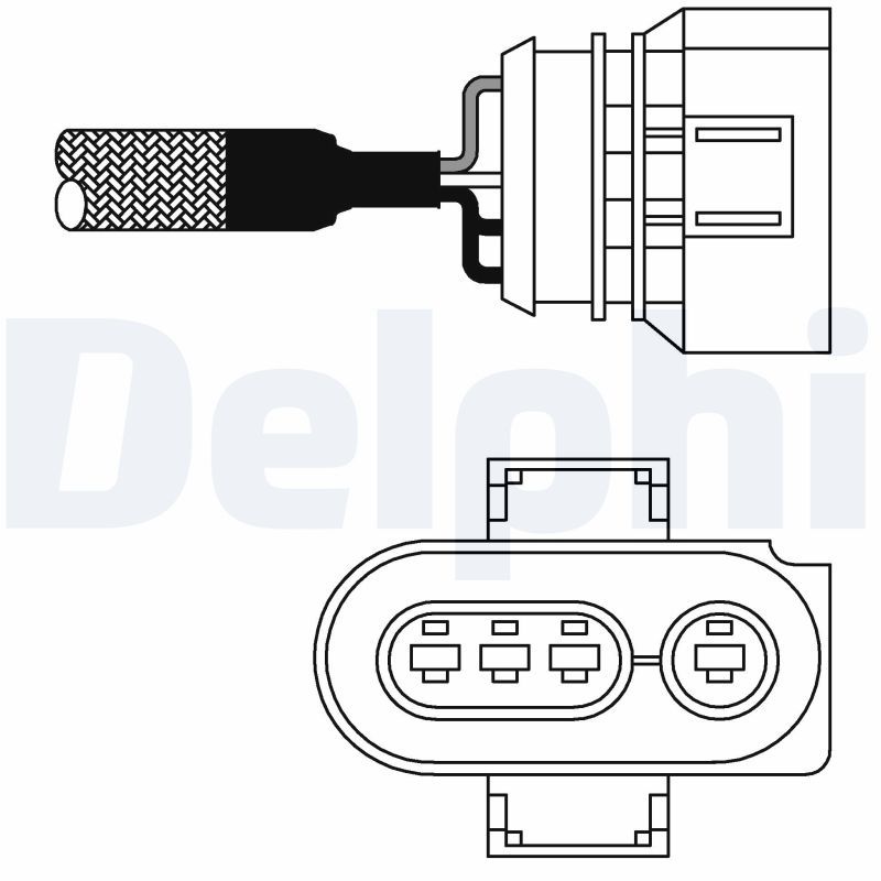 ES10977-12B1 DELPHI Sonda lambda 