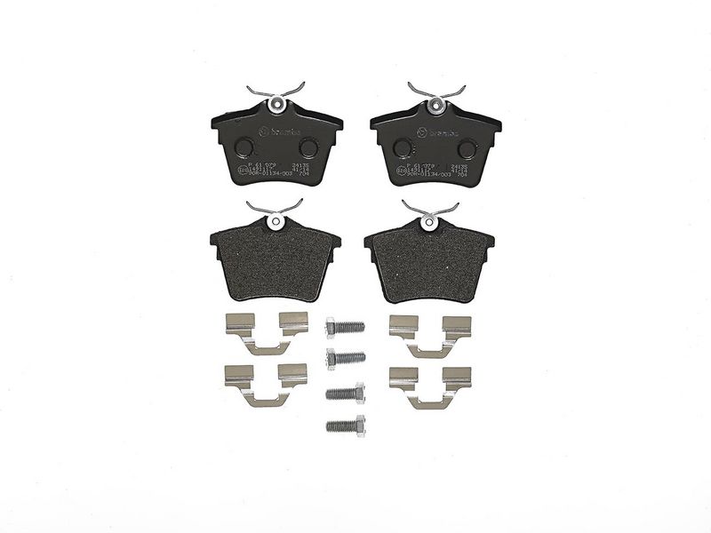 P61079 BREMBO Kit pastiglie freno, Freno a disco 