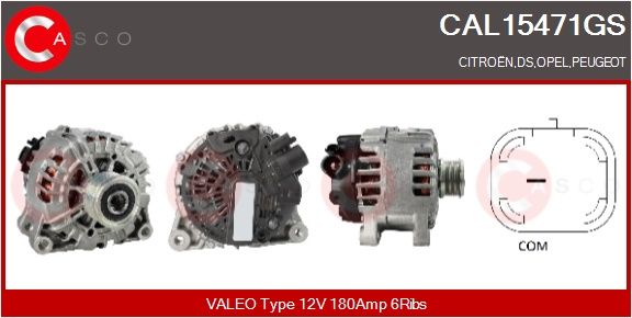CAL15471GS CASCO Alternatore 