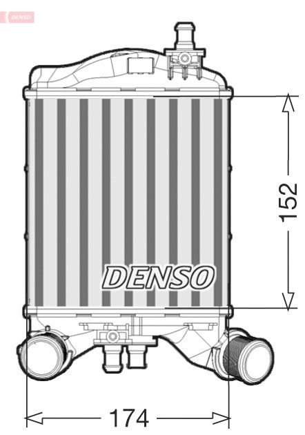 DIT09111 DENSO Intercooler 