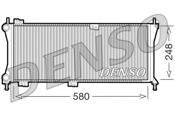 DRM09083 DENSO Radiatore, Raffreddamento motore 