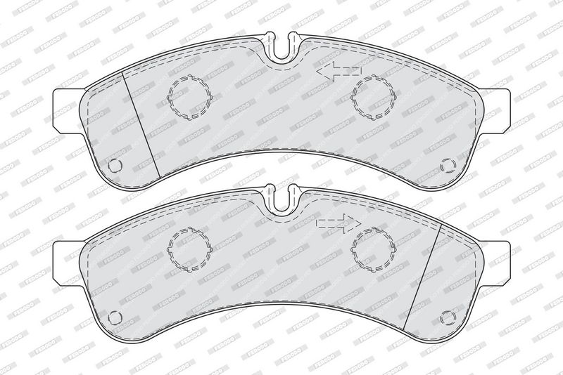 FVR4039 FERODO Kit pastiglie freno, Freno a disco 