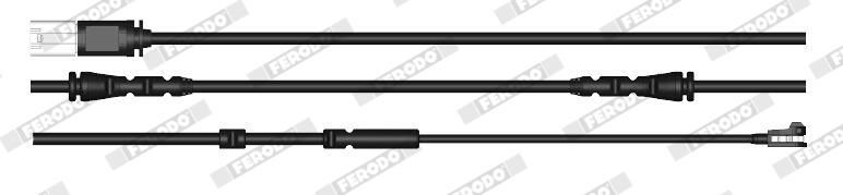 FWI418 FERODO Contatto segnalazione, Usura past. freno/mat. d'attrito 