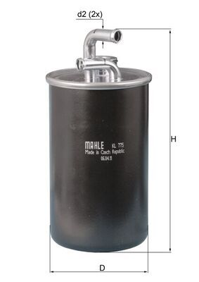 KL775 KNECHT Filtro carburante 