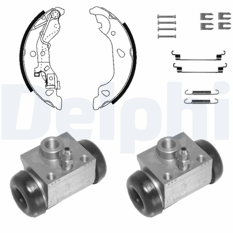 1068 DELPHI Kit ganasce freno 