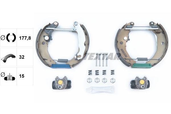 84033301 TEXTAR Kit ganasce freno 