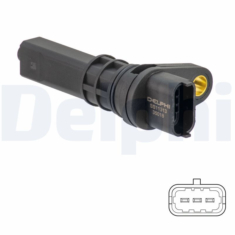 SS11313 DELPHI Sensore, N° giri ruota 