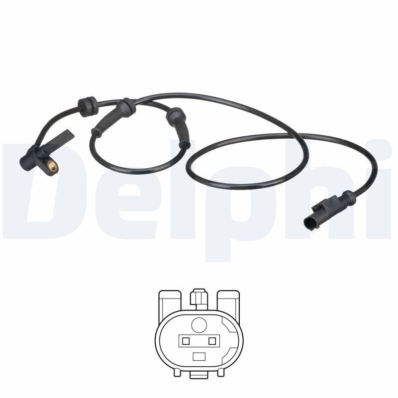 SS20578 DELPHI Sensore, N° giri ruota 