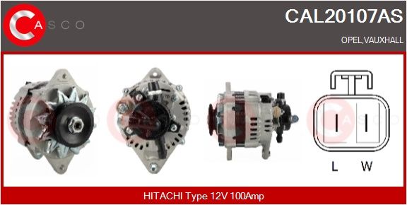 CAL20107AS CASCO Alternatore 