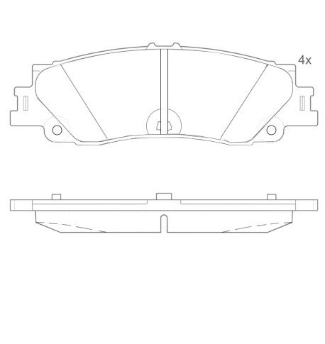 P83192 BREMBO Kit pastiglie freno, Freno a disco 