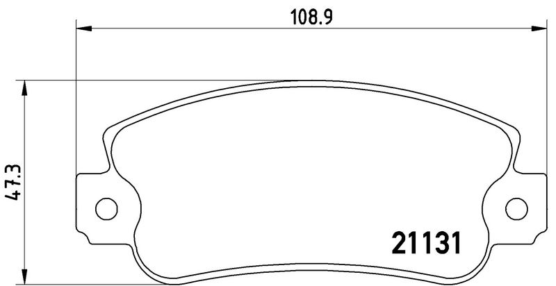 P23029 BREMBO Kit pastiglie freno, Freno a disco 