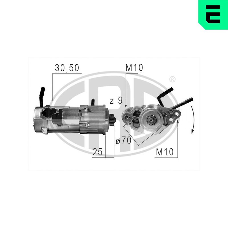 220653 ERA Motorino d'avviamento 