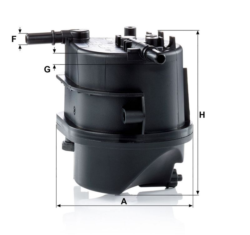 WK939 MANN-FILTER Filtro carburante 