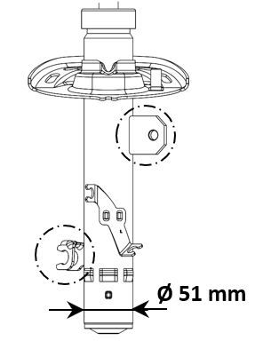 3338004 KYB Ammortizzatore 