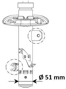 3338014 KYB Ammortizzatore 