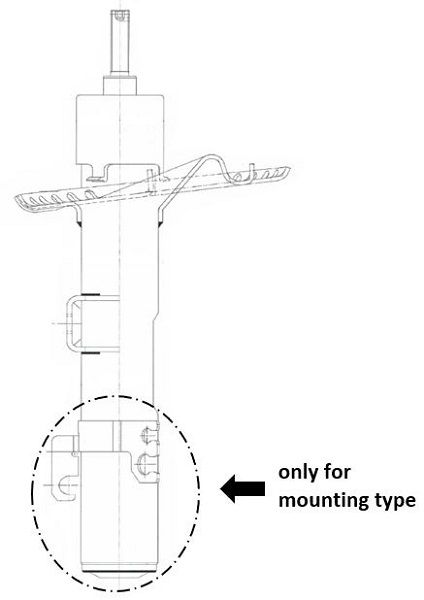 335840 KYB Ammortizzatore 