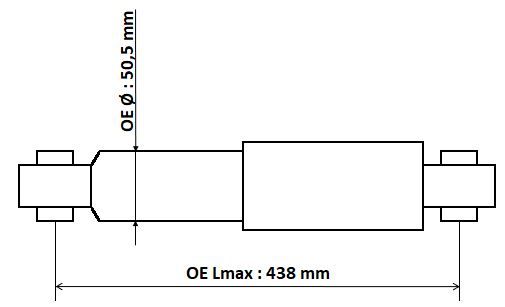 345701 KYB Ammortizzatore 
