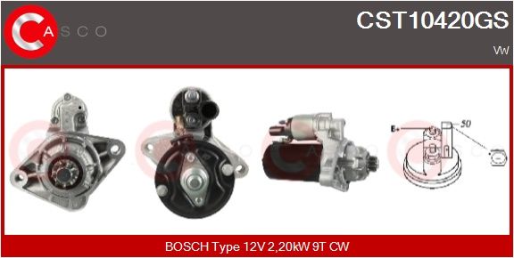 CST10420GS CASCO Motorino d'avviamento 