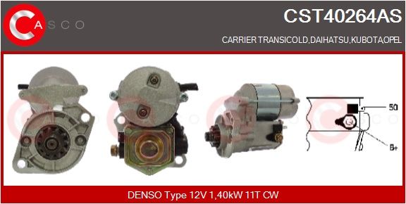 CST40264AS CASCO Motorino d'avviamento 